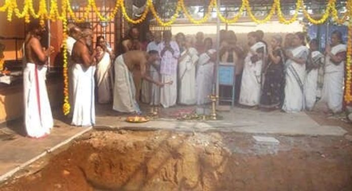 അങ്ങാടി ശാലീശ്വരം ശിവക്ഷേത്രത്തിലെ നമസ്കാരമണ്ഡപത്തിന്റെ ശിലാസ്ഥാപനം നടന്നു അങ്ങാടി ശാലീശ്വരം ശിവക്ഷേത്രത്തിലെ നമസ്കാരമണ്ഡപത്തിന്റെ ശിലാസ്ഥാപനം നടന്നു