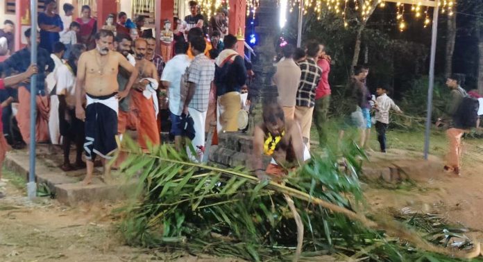 കളം നിറഞ്ഞ് ഭൈരവിയും കുതിരയും പടയണി പകിട്ടിൽ തെള്ളിയൂർക്കാവ് കളം നിറഞ്ഞ് ഭൈരവിയും കുതിരയും പടയണി പകിട്ടിൽ തെള്ളിയൂർക്കാവ്