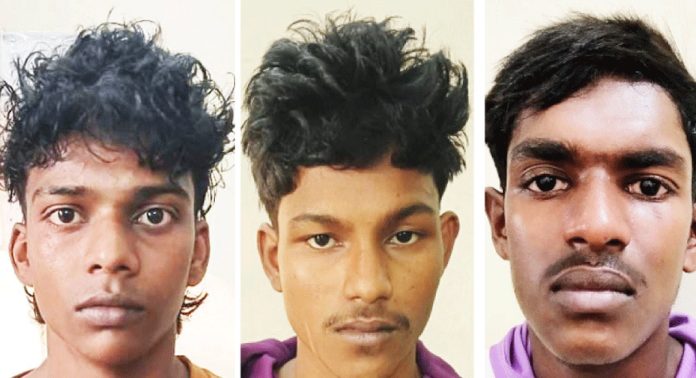 ചുമടുതാങ്ങി തിരുട്ടുസംഘത്തിലെ മൂന്നുപേരെ പന്തളം പോലീസ് സ്ക്വാഡ് പിടികൂടി ചുമടുതാങ്ങി തിരുട്ടുസംഘത്തിലെ മൂന്നുപേരെ പന്തളം പോലീസ് സ്ക്വാഡ് പിടികൂടി