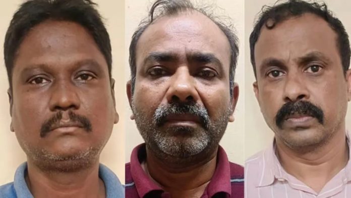 ചെന്നൈയിൽ പോലീസ് റെയ്ഡ് ; 39.5 കിലോ മയക്കുമരുന്നുമായി മൂന്ന് പേർ അറസ്റ്റിൽ ചെന്നൈയിൽ പോലീസ് റെയ്ഡ് ; 39.5 കിലോ മയക്കുമരുന്നുമായി മൂന്ന് പേർ അറസ്റ്റിൽ