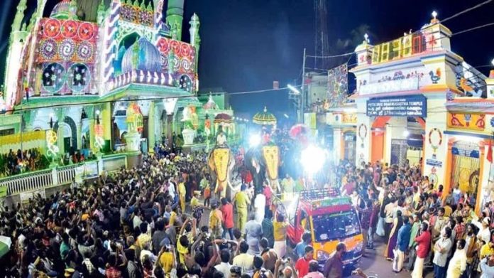 എരുമേലി ചന്ദനക്കുടം ഇന്ന് ; പേട്ടതുള്ളൽ നാളെ എരുമേലി ചന്ദനക്കുടം ഇന്ന് ; പേട്ടതുള്ളൽ നാളെ