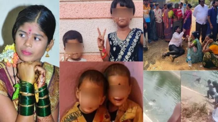 നാല് കുട്ടികളുമായി യുവതി കനാലിൽ ചാടി ; കുട്ടികൾ മരിച്ചു, യുവതിയെ നാട്ടുകാർ രക്ഷപെടുത്തി നാല് കുട്ടികളുമായി യുവതി കനാലിൽ ചാടി ; കുട്ടികൾ മരിച്ചു, യുവതിയെ നാട്ടുകാർ രക്ഷപെടുത്തി