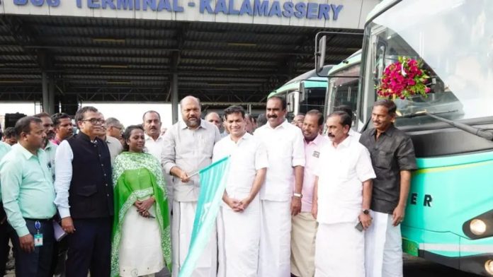 കൊച്ചി മെട്രോ ഇലക്ട്രിക് ബസ് സര്വ്വീസിന് തുടക്കം കൊച്ചി മെട്രോ ഇലക്ട്രിക് ബസ് സര്വ്വീസിന് തുടക്കം