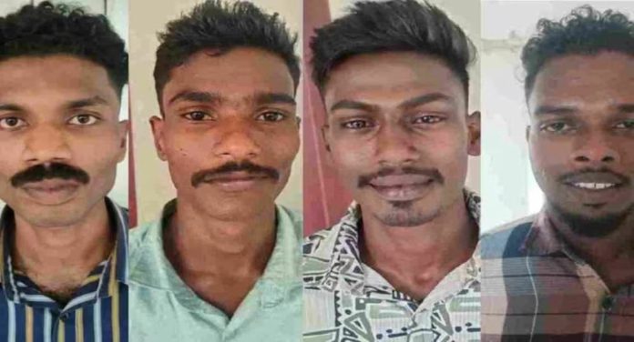 മധ്യവയസ്കനെയും മക്കളെയും കൊലപ്പെടുത്താൻ ശ്രമിച്ച കേസിൽ നാലുപേർ അറസ്റ്റിൽ മധ്യവയസ്കനെയും മക്കളെയും കൊലപ്പെടുത്താൻ ശ്രമിച്ച കേസിൽ നാലുപേർ അറസ്റ്റിൽ