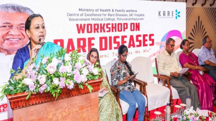 സംസ്ഥാനത്തെ അപൂര്വ രോഗബാധിതരുടെ ഡേറ്റ രജിസ്ട്രി ഈ വര്ഷം യാഥാര്ത്ഥ്യമാകും : മന്ത്രി വീണാ ജോര്ജ് സംസ്ഥാനത്തെ അപൂര്വ രോഗബാധിതരുടെ ഡേറ്റ രജിസ്ട്രി ഈ വര്ഷം യാഥാര്ത്ഥ്യമാകും : മന്ത്രി വീണാ ജോര്ജ്