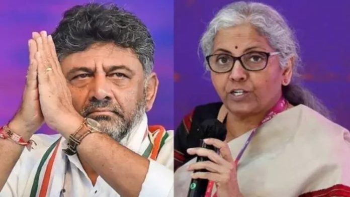 സംസ്ഥാനത്തെ വികസന പദ്ധതികൾക്ക് ബജറ്റിൽ പണം അനുവദിക്കണം ; നിർമല സീതാരാമന് കത്തയച്ച് ഡി.കെ. ശിവകുമാർ സംസ്ഥാനത്തെ വികസന പദ്ധതികൾക്ക് ബജറ്റിൽ പണം അനുവദിക്കണം ; നിർമല സീതാരാമന് കത്തയച്ച് ഡി.കെ. ശിവകുമാർ