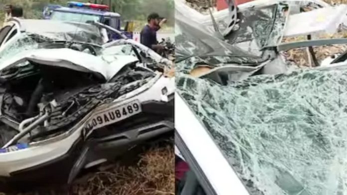 നിർത്തിയിട്ട ലോറിക്ക് പിന്നിൽ കാർ ഇടിച്ചുകയറി അപകടം ; ഒരാൾക്ക് ദാരുണാന്ത്യം നിർത്തിയിട്ട ലോറിക്ക് പിന്നിൽ കാർ ഇടിച്ചുകയറി അപകടം ; ഒരാൾക്ക് ദാരുണാന്ത്യം