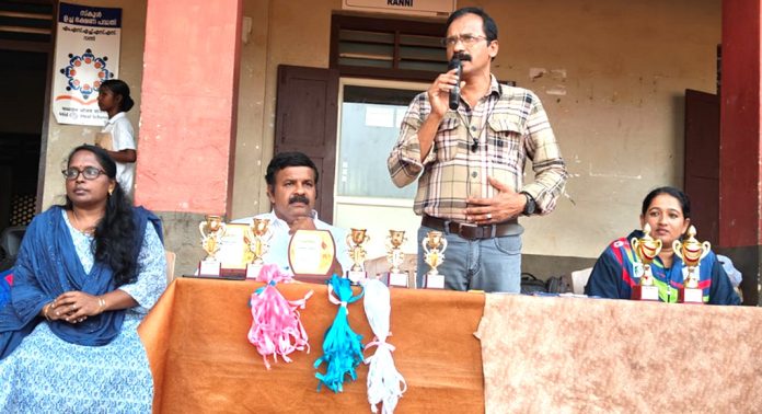 റാന്നി ഉപജില്ല പ്രൈമറി കായിക മേളക്ക് തുടക്കമായി റാന്നി ഉപജില്ല പ്രൈമറി കായിക മേളക്ക് തുടക്കമായി