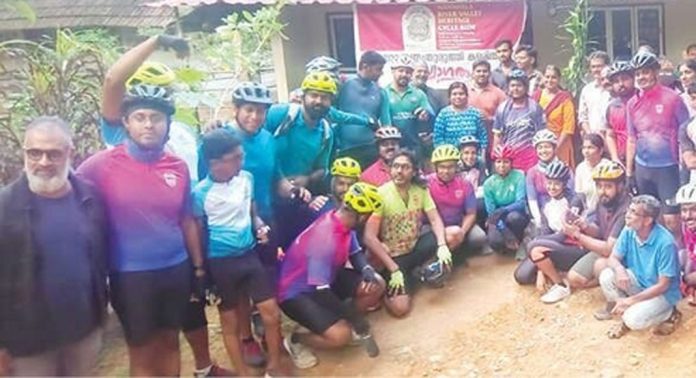മണിമല നദീതട പൈതൃകപദ്ധതിയുടെ ആഭിമുഖ്യത്തിൽ വിളംബര പരിപാടിയായി സൈക്കിൾ റാലി നടത്തി മണിമല നദീതട പൈതൃകപദ്ധതിയുടെ ആഭിമുഖ്യത്തിൽ വിളംബര പരിപാടിയായി സൈക്കിൾ റാലി നടത്തി