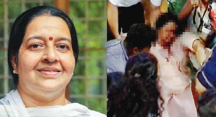 അപകടത്തിന് ശേഷം ആദ്യമായി പൊതുപരിപാടിയിൽ പങ്കെടുത്ത് ഉമ തോമസ് എംഎൽഎ അപകടത്തിന് ശേഷം ആദ്യമായി പൊതുപരിപാടിയിൽ പങ്കെടുത്ത് ഉമ തോമസ് എംഎൽഎ