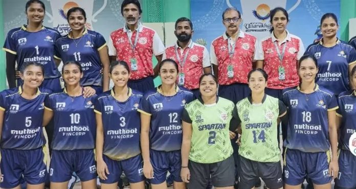 ദേശീയ ഗെയിംസ് ; വനിതാ വോളിബോളിൽ കേരളത്തിന് ആറാം സ്വർണം ദേശീയ ഗെയിംസ് ; വനിതാ വോളിബോളിൽ കേരളത്തിന് ആറാം സ്വർണം