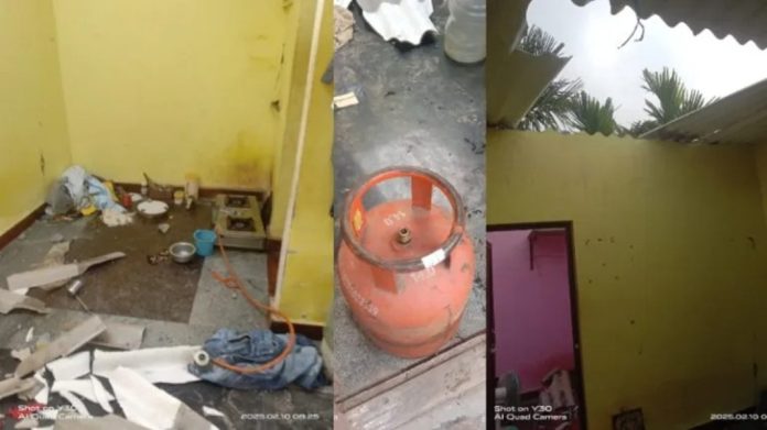 വീട്ടിലെ ഗ്യാസ് സിലിണ്ടർ പൊട്ടിത്തെറിച്ച് അപകടം : ഒരാൾക്ക് പൊള്ളലേറ്റു വീട്ടിലെ ഗ്യാസ് സിലിണ്ടർ പൊട്ടിത്തെറിച്ച് അപകടം : ഒരാൾക്ക് പൊള്ളലേറ്റു