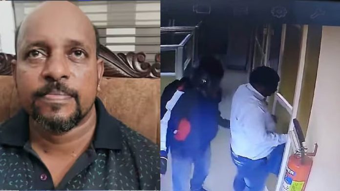 പട്ടാപ്പകല് ബാങ്ക് കവര്ച്ച നടത്തിയയാള് പിടിയില് പട്ടാപ്പകല് ബാങ്ക് കവര്ച്ച നടത്തിയയാള് പിടിയില്
