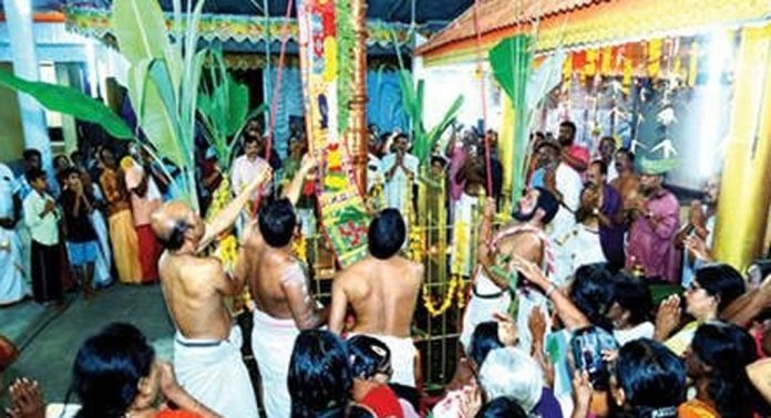 കുറ്റൂർ മഹാദേവക്ഷേത്രത്തിലെ ഉത്സവത്തിന് കൊടിയേറി കുറ്റൂർ മഹാദേവക്ഷേത്രത്തിലെ ഉത്സവത്തിന് കൊടിയേറി
