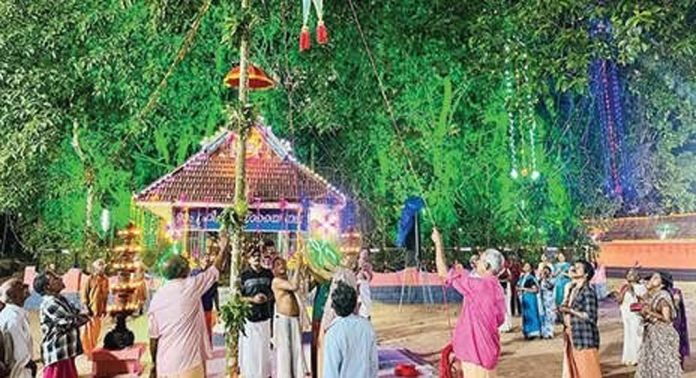 ഉടയോൻമുറ്റം മലനട ശങ്കരനാരായണസ്വാമിക്ഷേത്രത്തിൽ ശിവരാത്രി ഉത്സവത്തിന് കൊടിയേറി ഉടയോൻമുറ്റം മലനട ശങ്കരനാരായണസ്വാമിക്ഷേത്രത്തിൽ ശിവരാത്രി ഉത്സവത്തിന് കൊടിയേറി