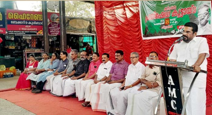 വന്യ ജീവി ആക്രമണം : ജനം ശക്തമായ പോരാട്ടം തുടങ്ങണം ; എ പി ജയൻ വന്യ ജീവി ആക്രമണം : ജനം ശക്തമായ പോരാട്ടം തുടങ്ങണം ; എ പി ജയൻ
