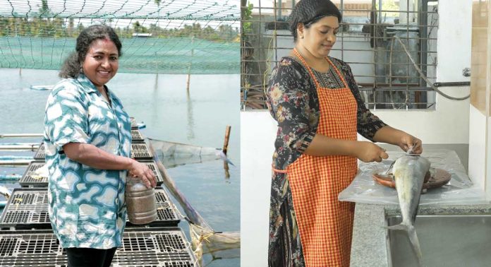 അന്താരാഷ്ട്ര വനിതാദിനം : മത്സ്യമേഖലയിൽ സ്ത്രീശക്തി തെളിയിച്ച് അഖിലമോളും സംഗീതയും അന്താരാഷ്ട്ര വനിതാദിനം : മത്സ്യമേഖലയിൽ സ്ത്രീശക്തി തെളിയിച്ച് അഖിലമോളും സംഗീതയും