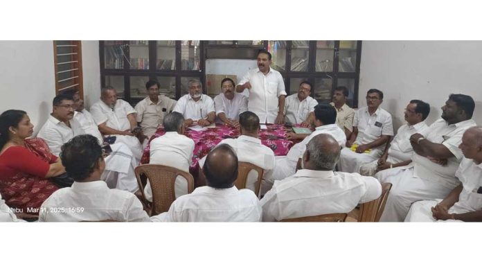 കേരള കോൺഗ്രസ് (എം) തിരുവല്ല നിയോജക മണ്ഡലം നേതൃയോഗം നടത്തി കേരള കോൺഗ്രസ് (എം) തിരുവല്ല നിയോജക മണ്ഡലം നേതൃയോഗം നടത്തി