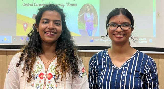 സംസ്കൃത സർവകലാശാലയിലെ അപർണ ജി.യ്ക്കും ഗ്രേസ് പി. ജോൺസിനും ഇറാസ്മസ് പ്ലസ് സ്കോളർഷിപ്പ് സംസ്കൃത സർവകലാശാലയിലെ അപർണ ജി.യ്ക്കും ഗ്രേസ് പി. ജോൺസിനും ഇറാസ്മസ് പ്ലസ് സ്കോളർഷിപ്പ്
