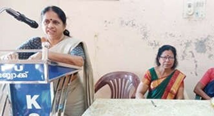 കെ.എസ്.എസ്.പി.യു പറക്കോട് ബ്ലോക്ക് കമ്മിറ്റിയുടെ നേതൃത്വത്തിൽ വനിതാദിനാചരണം നടത്തി കെ.എസ്.എസ്.പി.യു പറക്കോട് ബ്ലോക്ക് കമ്മിറ്റിയുടെ നേതൃത്വത്തിൽ വനിതാദിനാചരണം നടത്തി