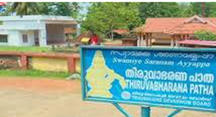 ഹൈക്കോടതി ഇടപെട്ടിട്ടും തിരുവാഭരണപാതയിലെ കൈയേറ്റം ഒഴുപ്പിക്കാനാകാതെ അധികൃതർ ഹൈക്കോടതി ഇടപെട്ടിട്ടും തിരുവാഭരണപാതയിലെ കൈയേറ്റം ഒഴുപ്പിക്കാനാകാതെ അധികൃതർ