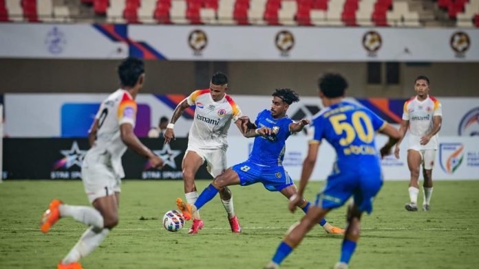 ഈസ്റ്റ് ബംഗാളിനെ തോൽപിച്ച് മഞ്ഞപ്പട സൂപ്പർ കപ്പ് ക്വാർട്ടറിൽ ഈസ്റ്റ് ബംഗാളിനെ തോൽപിച്ച് മഞ്ഞപ്പട സൂപ്പർ കപ്പ് ക്വാർട്ടറിൽ