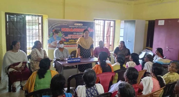 ലോകാരോഗ്യ ദിനത്തോടനുബന്ധിച്ച് തോട്ടപ്പുഴശ്ശേരി പിഎച്ച്സിയിൽവെച്ച് ബോധവത്കരണ പരിപാടി നടത്തി ലോകാരോഗ്യ ദിനത്തോടനുബന്ധിച്ച് തോട്ടപ്പുഴശ്ശേരി പിഎച്ച്സിയിൽവെച്ച് ബോധവത്കരണ പരിപാടി നടത്തി