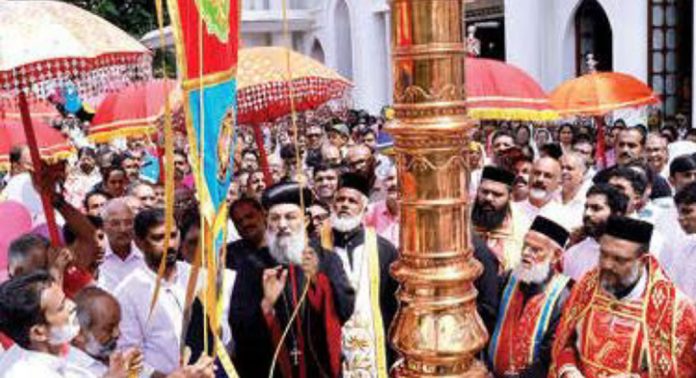 ചന്ദനപ്പള്ളി വലിയപള്ളി പെരുന്നാളിന് കൊടിയേറി ചന്ദനപ്പള്ളി വലിയപള്ളി പെരുന്നാളിന് കൊടിയേറി