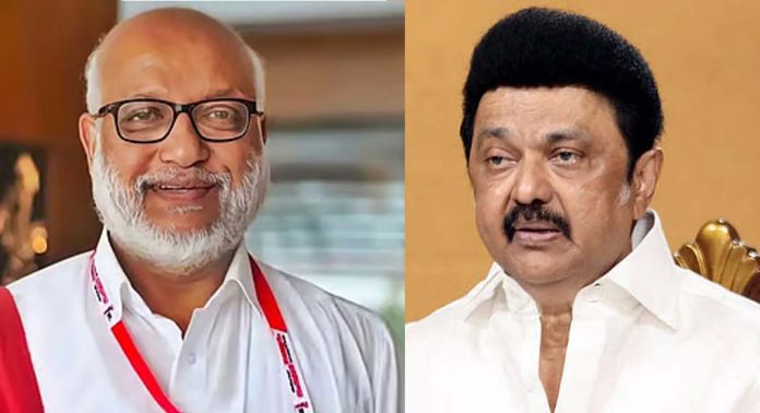 എംഎ ബേബി തമിഴ്നാട് മുഖ്യമന്ത്രി എം കെ സ്റ്റാലിനുമായി കൂടിക്കാഴ്ച നടത്തി എംഎ ബേബി തമിഴ്നാട് മുഖ്യമന്ത്രി എം കെ സ്റ്റാലിനുമായി കൂടിക്കാഴ്ച നടത്തി