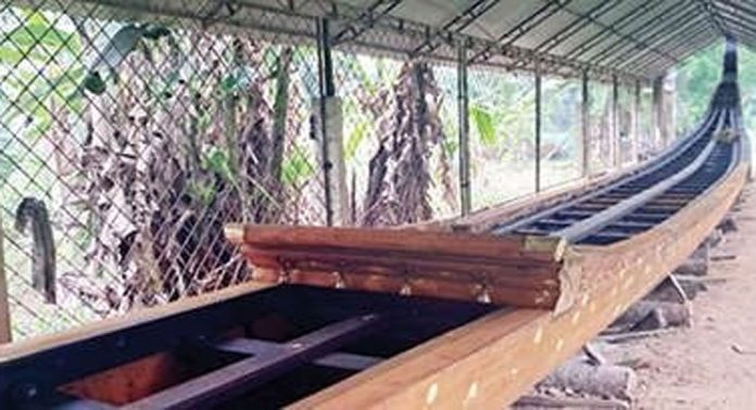 മാലക്കര പള്ളിയോടം നാളെ നീരണിയും മാലക്കര പള്ളിയോടം നാളെ നീരണിയും