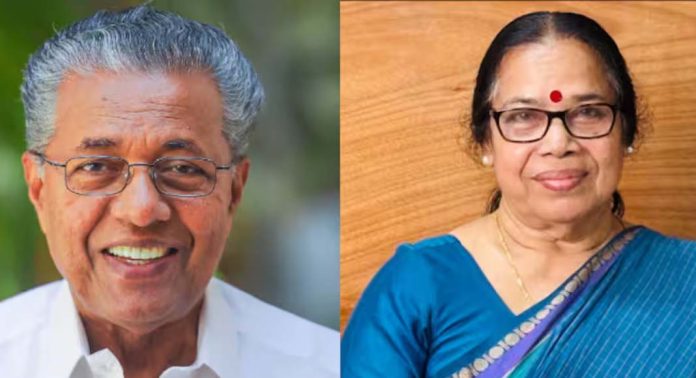 പി കെ ശ്രീമതിയെ വിലക്കിയ തീരുമാനം മുഖ്യമന്ത്രി പിണറായി വിജയൻ ഒറ്റക്കെടുത്തത് പി കെ ശ്രീമതിയെ വിലക്കിയ തീരുമാനം മുഖ്യമന്ത്രി പിണറായി വിജയൻ ഒറ്റക്കെടുത്തത്
