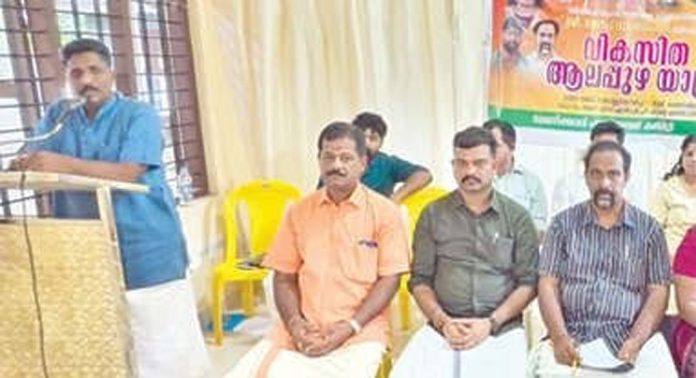 ബിജെപി വികസിത ആലപ്പുഴ യാത്ര ചെട്ടികുളങ്ങര മണ്ഡലത്തിൽ പര്യടനം നടത്തി ബിജെപി വികസിത ആലപ്പുഴ യാത്ര ചെട്ടികുളങ്ങര മണ്ഡലത്തിൽ പര്യടനം നടത്തി