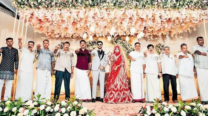 ഭീകരവാദ വിരുദ്ധ പ്രതിജ്ഞാ വാചകം ചൊല്ലി മലപ്പുറത്ത് വിവാഹപന്തൽ ഭീകരവാദ വിരുദ്ധ പ്രതിജ്ഞാ വാചകം ചൊല്ലി മലപ്പുറത്ത് വിവാഹപന്തൽ