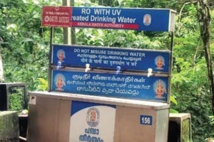 തീർഥാടക ഷോക്കേറ്റുമരിച്ച സംഭവം ; കിയോസ്കിലേക്ക് വൈദ്യുതി പ്രവഹിച്ചെന്ന വാദം തള്ളി ജല അതോറിറ്റി റിപ്പോർട്ട് നൽകി തീർഥാടക ഷോക്കേറ്റുമരിച്ച സംഭവം ; കിയോസ്കിലേക്ക് വൈദ്യുതി പ്രവഹിച്ചെന്ന വാദം തള്ളി ജല അതോറിറ്റി റിപ്പോർട്ട് നൽകി