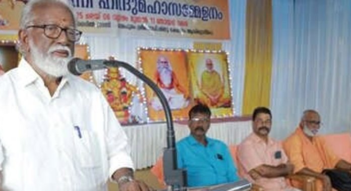 ആചാരങ്ങൾ ഒന്നൊന്നായി നിരോധിച്ച് ശബരിമലയെ വാണിജ്യകേന്ദ്രമാക്കി മാറ്റുകയാണെന്ന് മിസോറം മുൻ ഗവർണർ കുമ്മനം രാജശേഖരൻ ആചാരങ്ങൾ ഒന്നൊന്നായി നിരോധിച്ച് ശബരിമലയെ വാണിജ്യകേന്ദ്രമാക്കി മാറ്റുകയാണെന്ന് മിസോറം മുൻ ഗവർണർ കുമ്മനം രാജശേഖരൻ