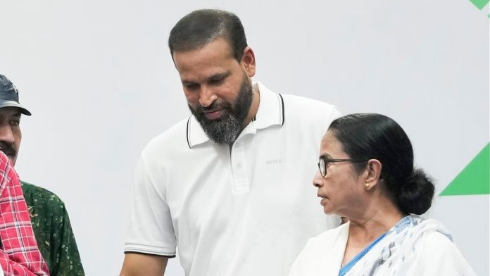 ഇന്ത്യൻ പ്രതിനിധി സംഘത്തിനൊപ്പം തൃണമൂൽ ഉണ്ടാകില്ല; യൂസുഫ് പത്താനെ പിൻവലിച്ച് മമതാ ബാനർജി ഇന്ത്യൻ പ്രതിനിധി സംഘത്തിനൊപ്പം തൃണമൂൽ ഉണ്ടാകില്ല; യൂസുഫ് പത്താനെ പിൻവലിച്ച് മമതാ ബാനർജി