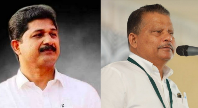 ഇടത് സ്ഥാനാർഥി എം സ്വരാജിനെ അഭിവാദ്യം ചെയ്ത് മുസ്ലിം ലീഗ് എം പി അബ്ദുൾ വഹാബ് ഇടത് സ്ഥാനാർഥി എം സ്വരാജിനെ അഭിവാദ്യം ചെയ്ത് മുസ്ലിം ലീഗ് എം പി അബ്ദുൾ വഹാബ്