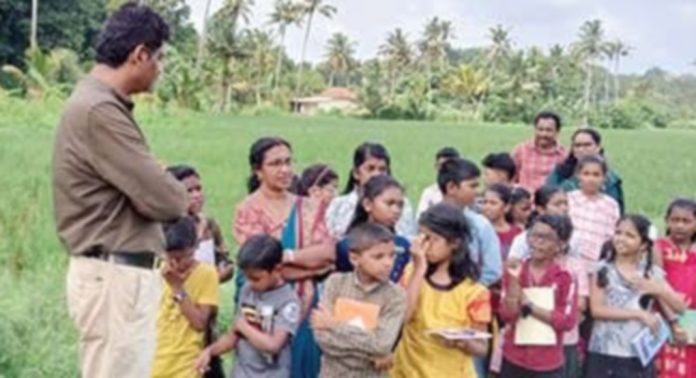മണക്കാല ഗവ. യുപിഎസിലെ കുട്ടികൾ മൂന്നാളം സീഡ് ഫാമിലെ പാടം സന്ദര്ശിച്ചു മണക്കാല ഗവ. യുപിഎസിലെ കുട്ടികൾ മൂന്നാളം സീഡ് ഫാമിലെ പാടം സന്ദര്ശിച്ചു