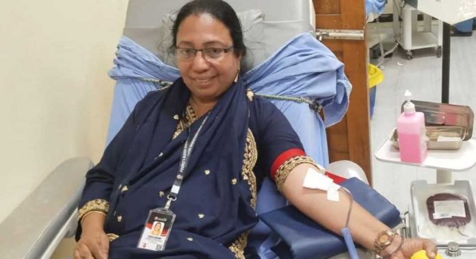 ഇന്ന് ലോക രക്തദാന ദിനം ; ഫസീല ബീഗത്തിന് ആശംസ പ്രവാഹം ഇന്ന് ലോക രക്തദാന ദിനം ; ഫസീല ബീഗത്തിന് ആശംസ പ്രവാഹം
