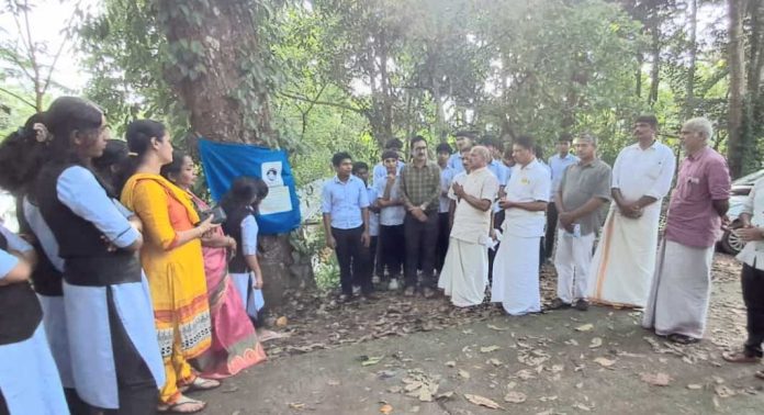 നൂറ്റാണ്ട് പഴക്കമുള്ള മരമുത്തശ്ശിയെ ലോകപരിസ്ഥിതി ദിനത്തിൽ ആദരിച്ച് ശാസ്ത്ര വേദി ജില്ലാ കമ്മിറ്റിയും കടമ്മനിട്ട ഗവ. ഹയർ സെക്കൻ്ററി സ്കൂൾ എൻഎസ്എസ് യൂണിറ്റും നൂറ്റാണ്ട് പഴക്കമുള്ള മരമുത്തശ്ശിയെ ലോകപരിസ്ഥിതി ദിനത്തിൽ ആദരിച്ച് ശാസ്ത്ര വേദി ജില്ലാ കമ്മിറ്റിയും കടമ്മനിട്ട ഗവ. ഹയർ സെക്കൻ്ററി സ്കൂൾ എൻഎസ്എസ് യൂണിറ്റും