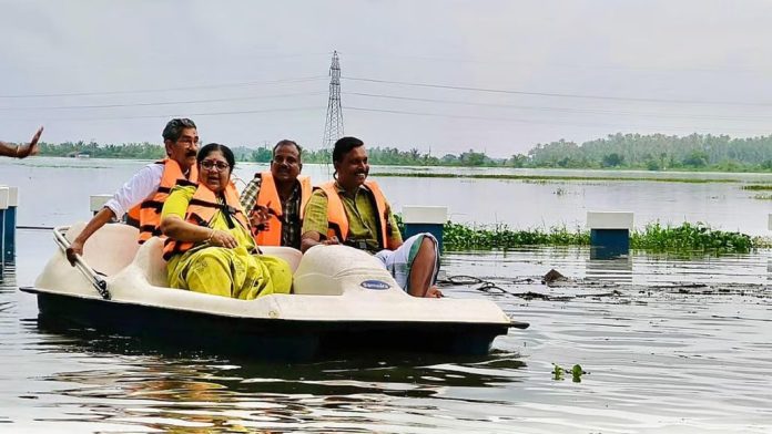 പ്രകൃതിയും ഗ്രാമഭംഗിയും ആസ്വദിക്കാം ; ചേനം പാടശേഖരത്തില് നെല്ലറ ഗ്രാമീണ ടൂറിസം പദ്ധതിക്ക് തുടക്കം പ്രകൃതിയും ഗ്രാമഭംഗിയും ആസ്വദിക്കാം ; ചേനം പാടശേഖരത്തില് നെല്ലറ ഗ്രാമീണ ടൂറിസം പദ്ധതിക്ക് തുടക്കം