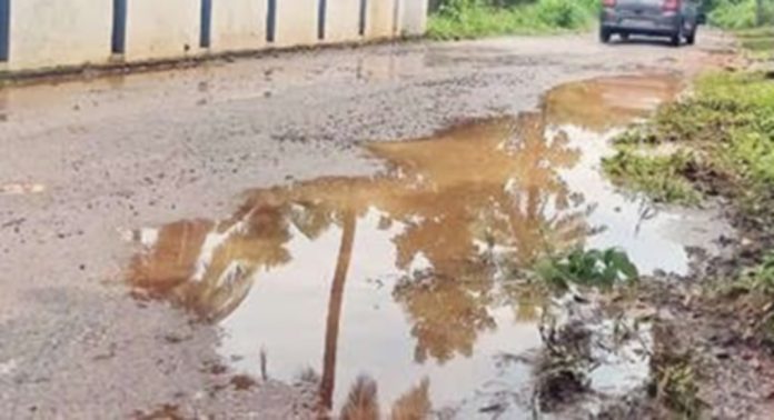 പുന്തലപ്പടി-പനംതോട്ടത്തിൽ-വെള്ളക്കുളങ്ങര ഭാഗത്തെ റോഡ് തകർന്ന് തരിപ്പണമായി പുന്തലപ്പടി-പനംതോട്ടത്തിൽ-വെള്ളക്കുളങ്ങര ഭാഗത്തെ റോഡ് തകർന്ന് തരിപ്പണമായി