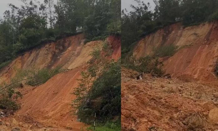 ഇടുക്കി മൂന്നാറിൽ ദേശീയപാതയിൽ വീണ്ടും മണ്ണിടിച്ചിൽ ഇടുക്കി മൂന്നാറിൽ ദേശീയപാതയിൽ വീണ്ടും മണ്ണിടിച്ചിൽ