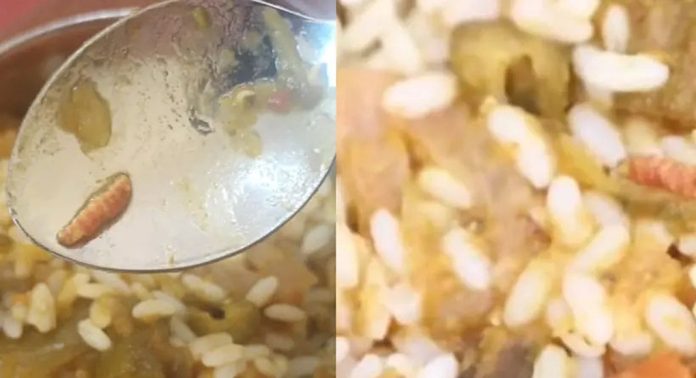 കാര്യവട്ടം ക്യാമ്പസ് ഹോസ്റ്റലിലെ ഉച്ചഭക്ഷണത്തില് പുഴു കാര്യവട്ടം ക്യാമ്പസ് ഹോസ്റ്റലിലെ ഉച്ചഭക്ഷണത്തില് പുഴു