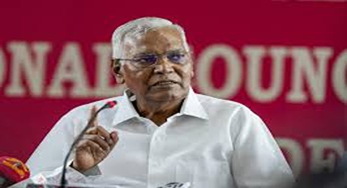 ബീഹാറിലെ വോട്ടർ പട്ടിക പുതുക്കലിൽ നിന്ന് തെരഞ്ഞെടുപ്പ് കമ്മീഷൻ പിന്മാറണമെന്ന് ഡി.രാജ ബീഹാറിലെ വോട്ടർ പട്ടിക പുതുക്കലിൽ നിന്ന് തെരഞ്ഞെടുപ്പ് കമ്മീഷൻ പിന്മാറണമെന്ന് ഡി.രാജ