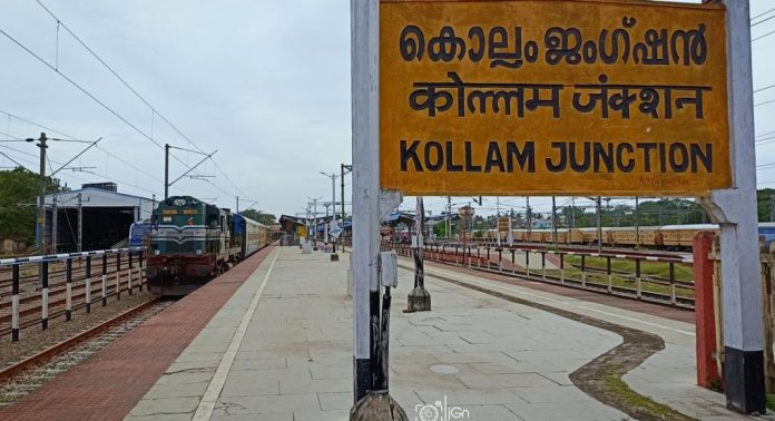 കൊല്ലം റെയിൽവേസ്റ്റേഷനിൽ നിർമാണ പ്രവൃത്തിക്കിടെ കമ്പി തലയിൽ വീണ് 2 യാത്രക്കാർക്ക് ഗുരുതര പരിക്ക് കൊല്ലം റെയിൽവേസ്റ്റേഷനിൽ നിർമാണ പ്രവൃത്തിക്കിടെ കമ്പി തലയിൽ വീണ് 2 യാത്രക്കാർക്ക് ഗുരുതര പരിക്ക്
