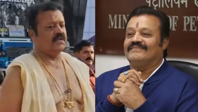 കേന്ദ്രമന്ത്രി സുരേഷ് ഗോപി ധരിച്ച മാലയിൽ പുലിപ്പല്ലാണെന്ന പരാതിയിൽ നോട്ടീസ് നൽകാൻ വനംവകുപ്പ് കേന്ദ്രമന്ത്രി സുരേഷ് ഗോപി ധരിച്ച മാലയിൽ പുലിപ്പല്ലാണെന്ന പരാതിയിൽ നോട്ടീസ് നൽകാൻ വനംവകുപ്പ്