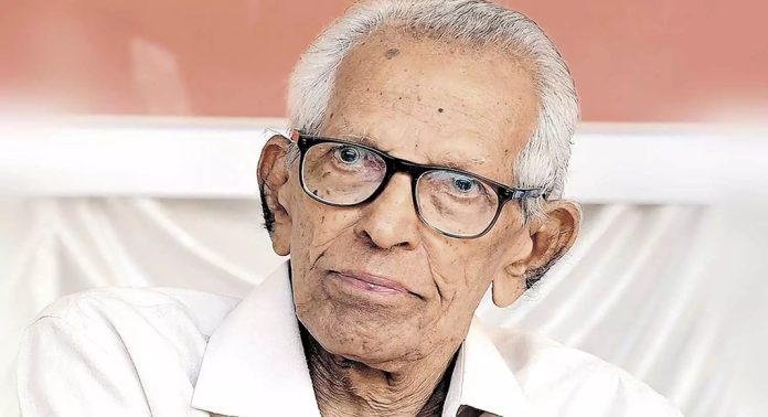 പ്രശസ്ത സാഹിത്യ നിരൂപകൻ പ്രൊഫസർ എം.കെ സാനു അന്തരിച്ചു പ്രശസ്ത സാഹിത്യ നിരൂപകൻ പ്രൊഫസർ എം.കെ സാനു അന്തരിച്ചു