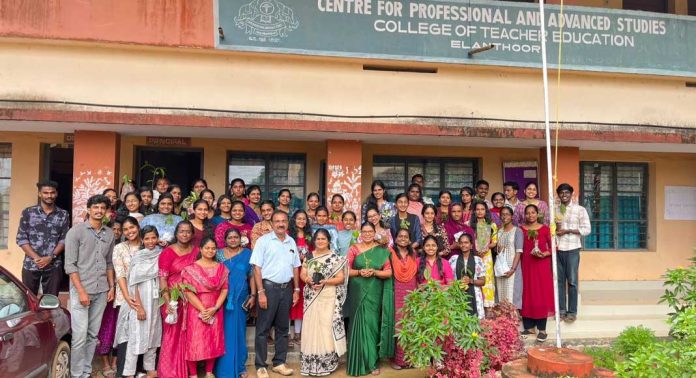 ഹരിതകേരളം മിഷന്റെ ‘ചങ്ങാതിക്കൊരു തൈ’ വൃക്ഷവല്ക്കരണ കാമ്പയിന് ഇലന്തൂര് സിപാസ് കോളജ് ഓഫ് ടീച്ചര് എഡ്യൂക്കേഷനില് തുടക്കം ഹരിതകേരളം മിഷന്റെ ‘ചങ്ങാതിക്കൊരു തൈ’ വൃക്ഷവല്ക്കരണ കാമ്പയിന് ഇലന്തൂര് സിപാസ് കോളജ് ഓഫ് ടീച്ചര് എഡ്യൂക്കേഷനില് തുടക്കം