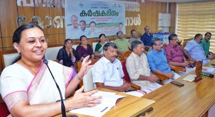 കർഷകരും ജൈവകൃഷിയും മാരകരോഗങ്ങളെ തടയുന്നു : വീണ ജോർജ് കർഷകരും ജൈവകൃഷിയും മാരകരോഗങ്ങളെ തടയുന്നു : വീണ ജോർജ്